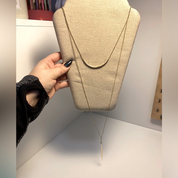 STELLA & DOT - Kari Layered Necklace - gold - Picture 1 of 6